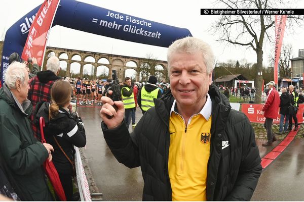 Bietigheim-Bissingens Stadtoberhaupt und DLV-Präsident gibt den Startschuss zum 41. Bietigheimer Silvesterlauf